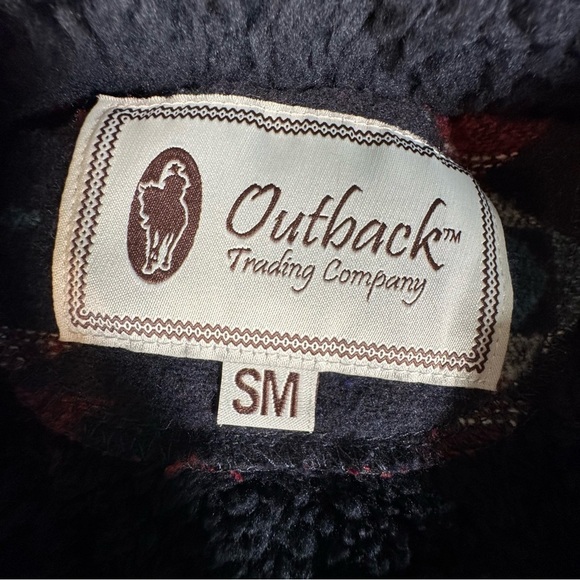 Outback Trading Abigail Henley Fleece Pullover Jacket Small Sherpa Aztec Cozy - Picture 12 of 12